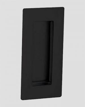 FP102BLK - Rectangular Flush Pull 102x51mm