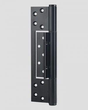 A134BLK - Aluminium Heavy Duty Interfold Hinge - Wrap-around Face Fix