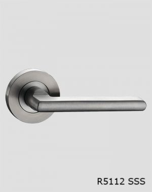 R5112 - Round Rosette Passage Set - #12 Lever