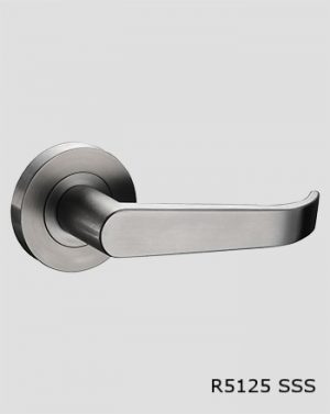 R5125 - Round Rosette Passage Set - #25 Lever